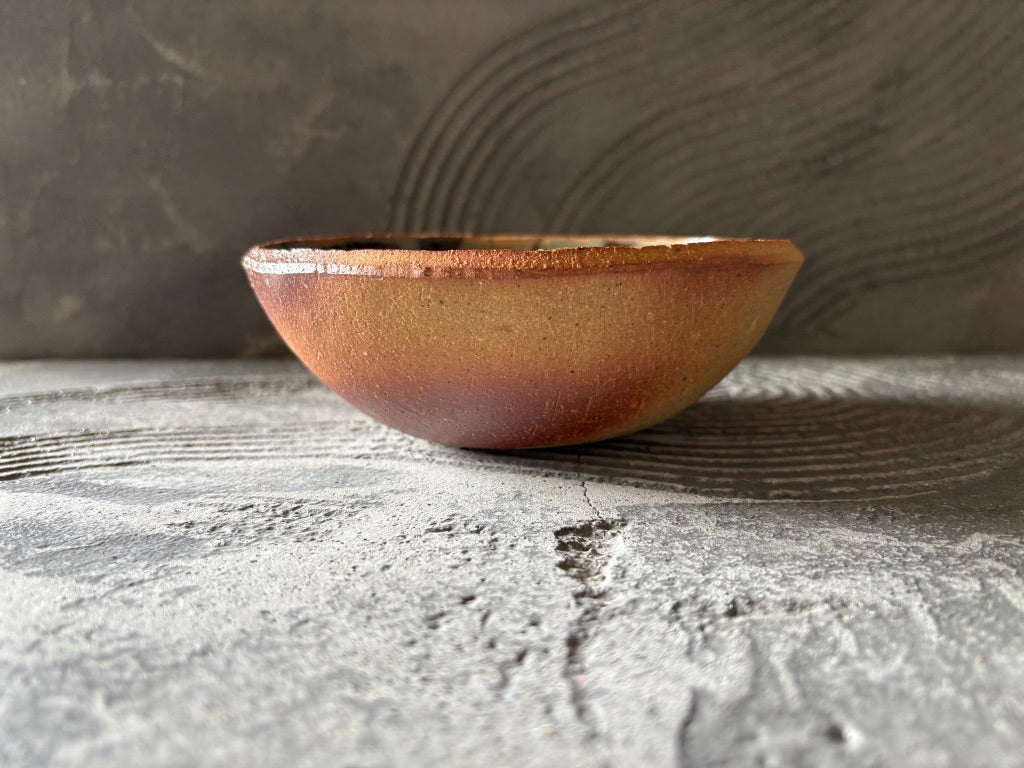 生畑皿山窯【京都】前野直史　スリップウエア 呉須 深鉢 16cm12
