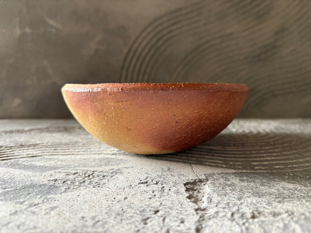 生畑皿山窯【京都】前野直史　スリップウエア 呉須 深鉢 16cm16