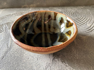 生畑皿山窯【京都】前野直史　スリップウエア 呉須 深鉢 16cm12
