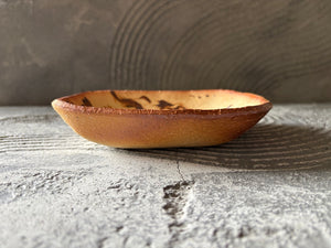 生畑皿山窯【京都】前野直史　泥三彩 角鉢 15cm8
