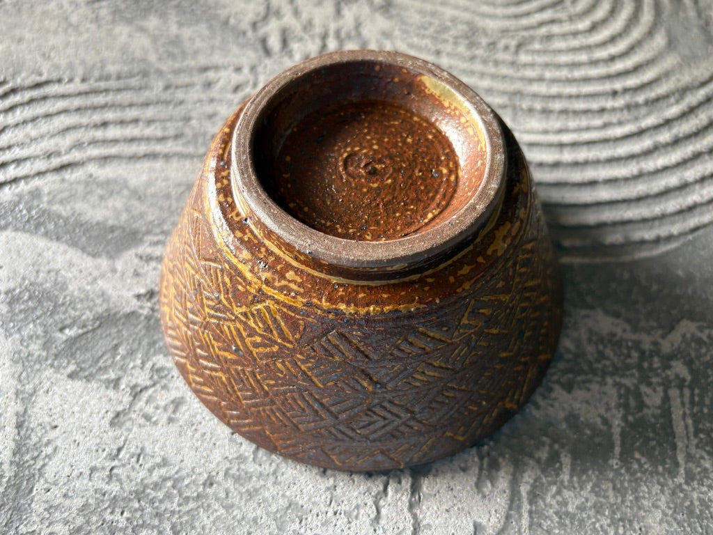 羅以音窯【福岡】江口誠基　香澄　アフリカ彫刻　鉢14