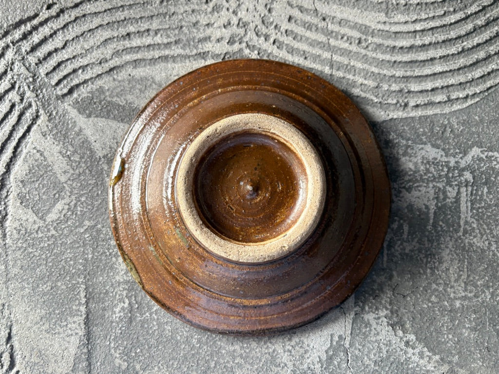 キマノ陶器【栃木】木間伸哉　ひかり　5寸リム皿57