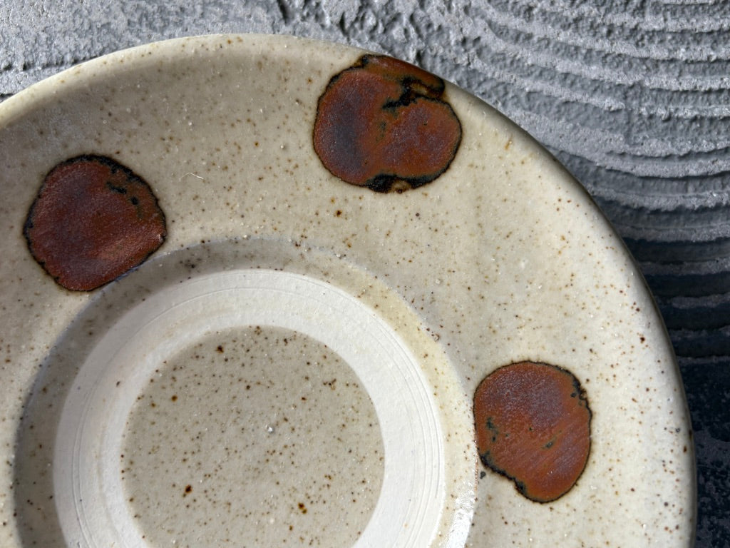 キマノ陶器【栃木】木間伸哉　ひかり　6寸リム洋皿93