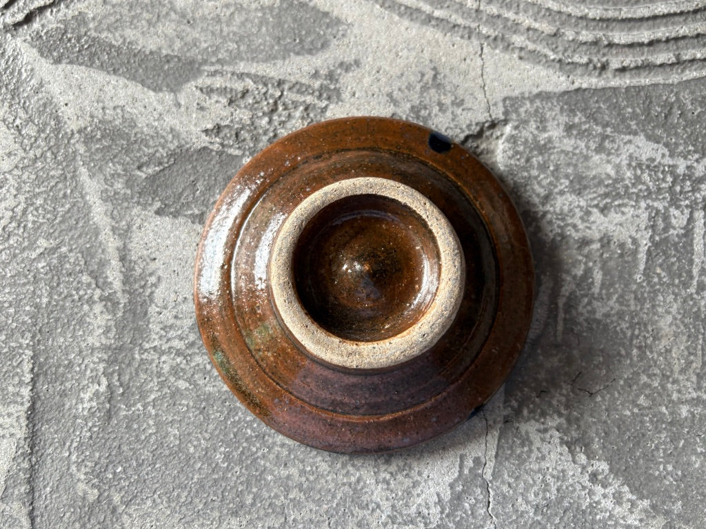 キマノ陶器【栃木】木間伸哉　ひかり　3寸リム皿72