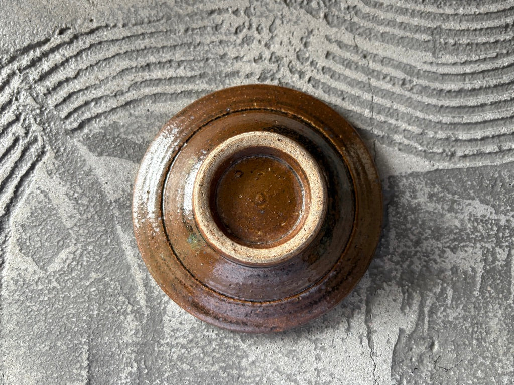 キマノ陶器【栃木】木間伸哉　ひかり　4寸リム皿65