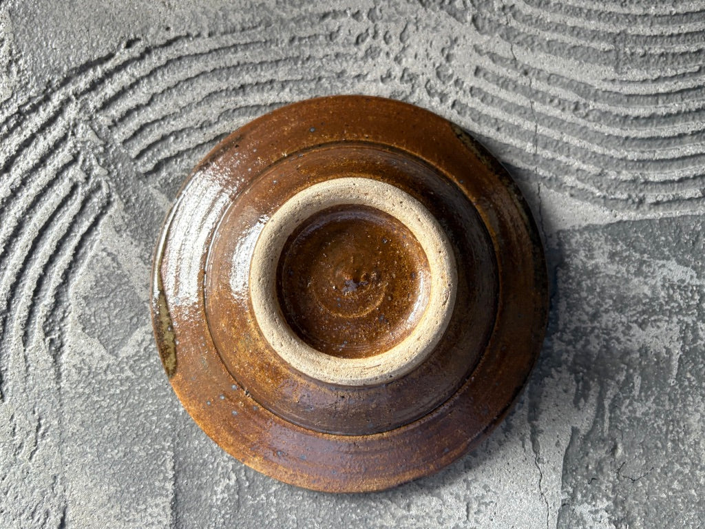 キマノ陶器【栃木】木間伸哉　ひかり　5寸リム皿60