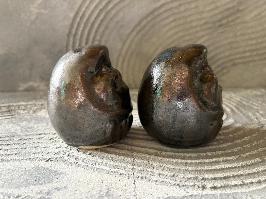 キマノ陶器【栃木】木間伸哉　ひかり　だるま おきもの　すず63