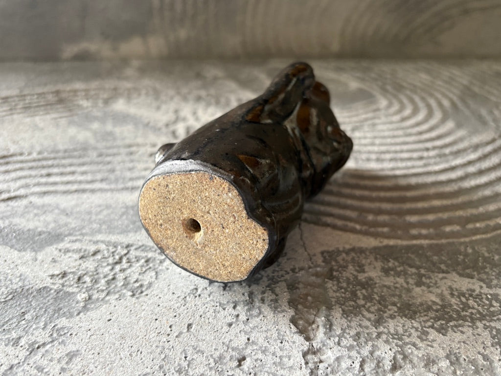 キマノ陶器【栃木】木間伸哉　ひかり　猫おきもの　すず57
