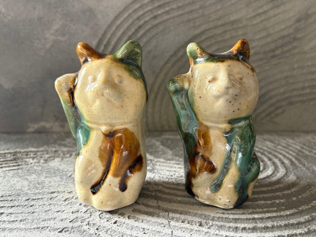 キマノ陶器【栃木】木間伸哉　ひかり　猫おきもの　すず53