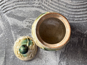 キマノ陶器【栃木】木間伸哉　ひかり　蓋物小26