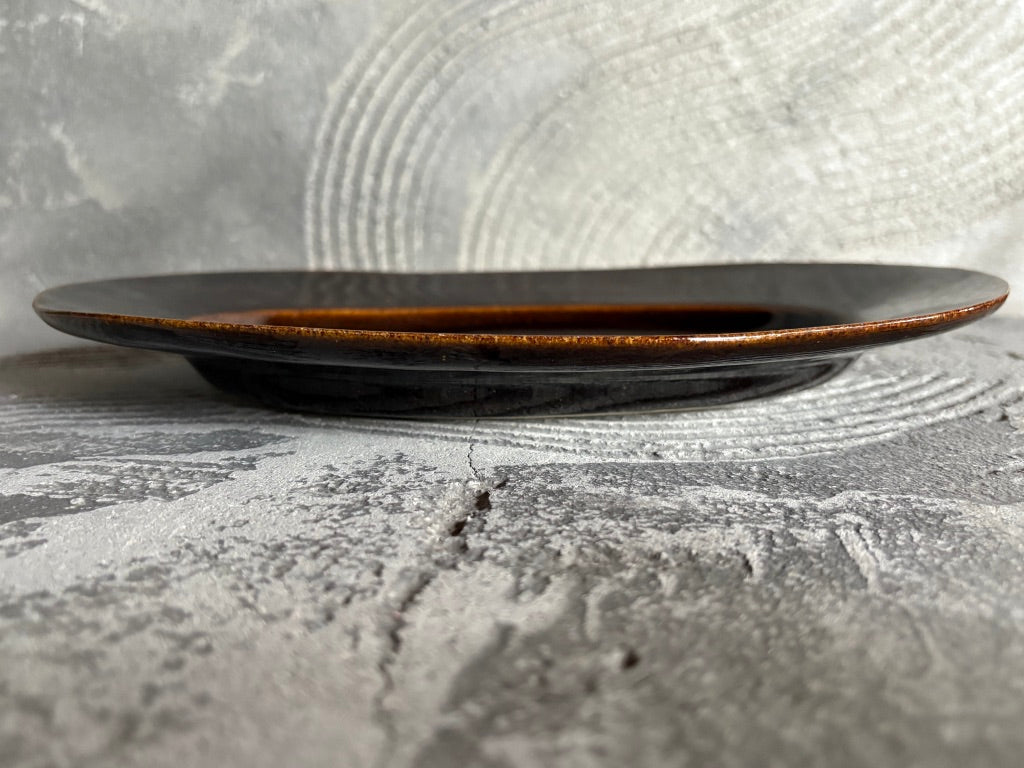 【栃木】今井　律湖　オーバル皿17