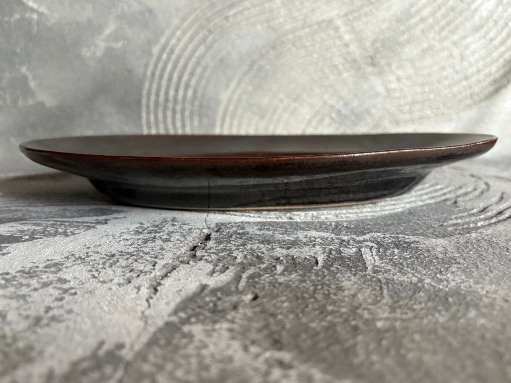 【栃木】今井　律湖　オーバル皿16