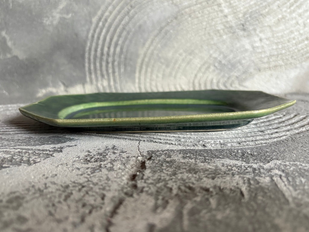 【栃木】今井　律湖　8角リムプレート皿10