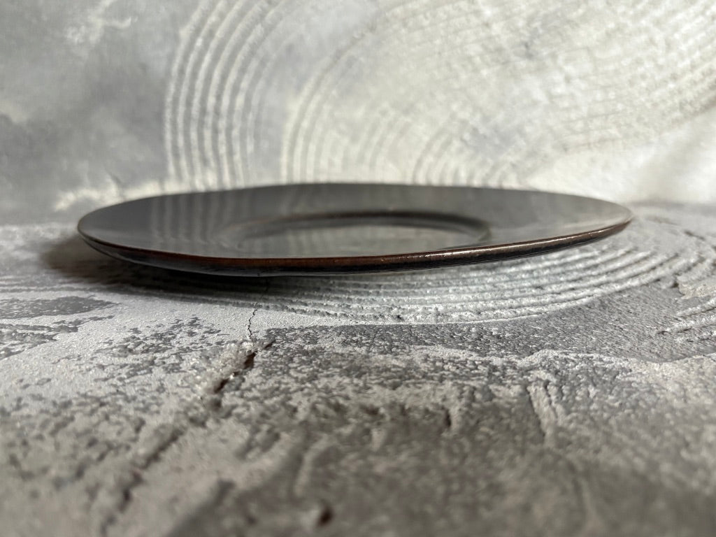 【栃木】今井　律湖　ワイドリムプレート皿9