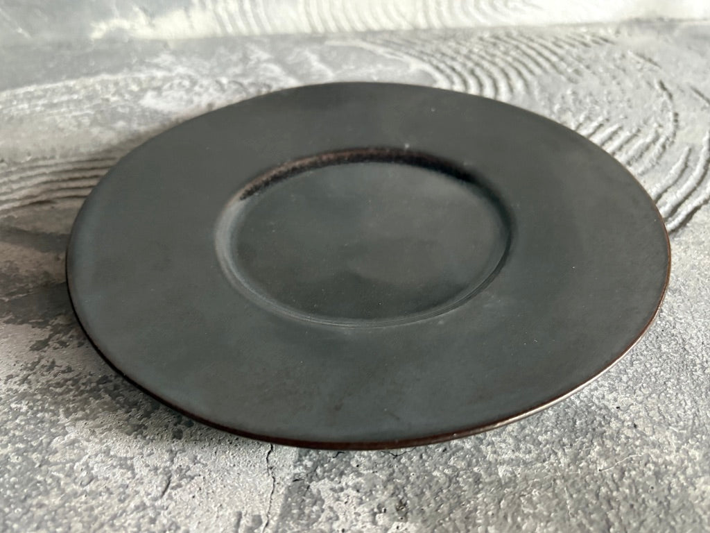 【栃木】今井　律湖　ワイドリムプレート皿9