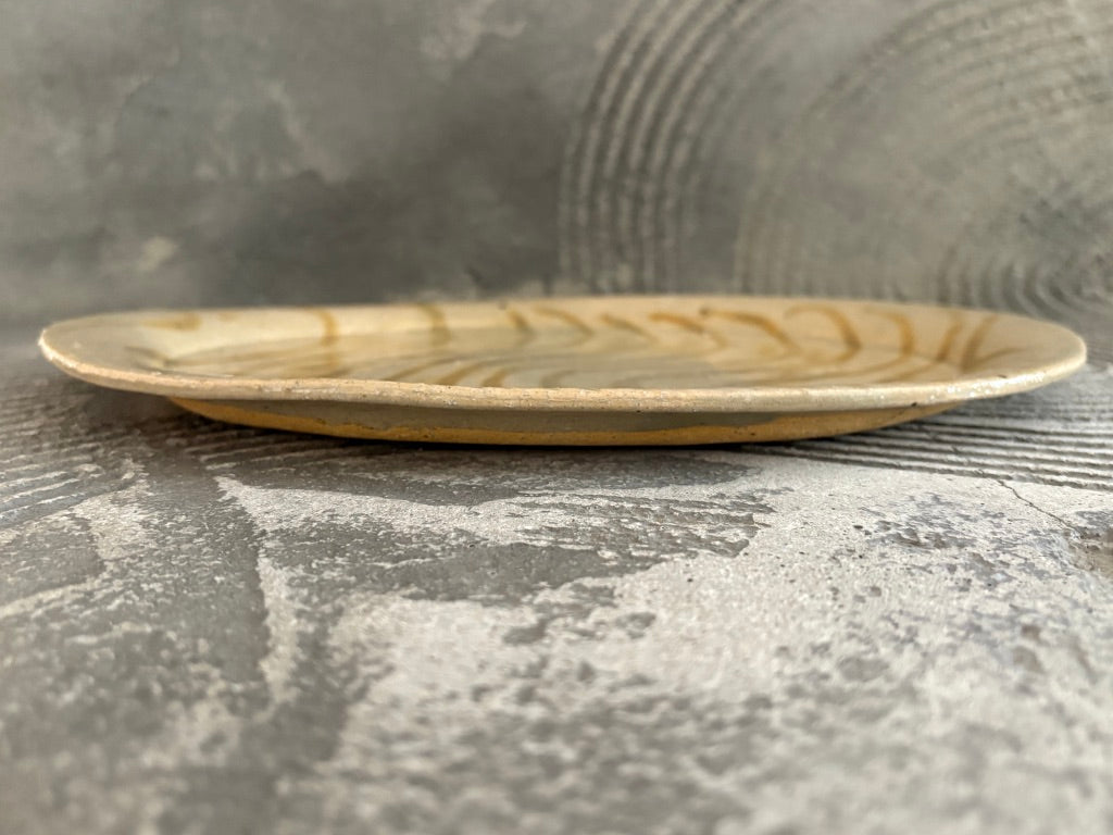 用窯【熊本】北川麦彦　オーバル皿大45