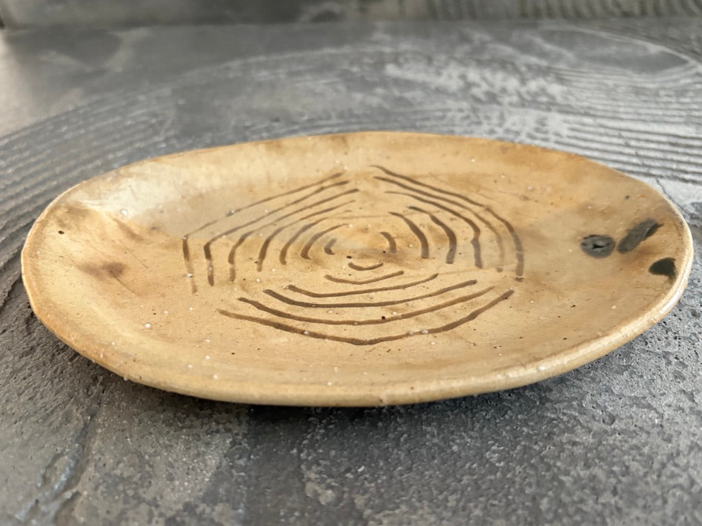 用窯【熊本】北川麦彦　オーバル皿中44