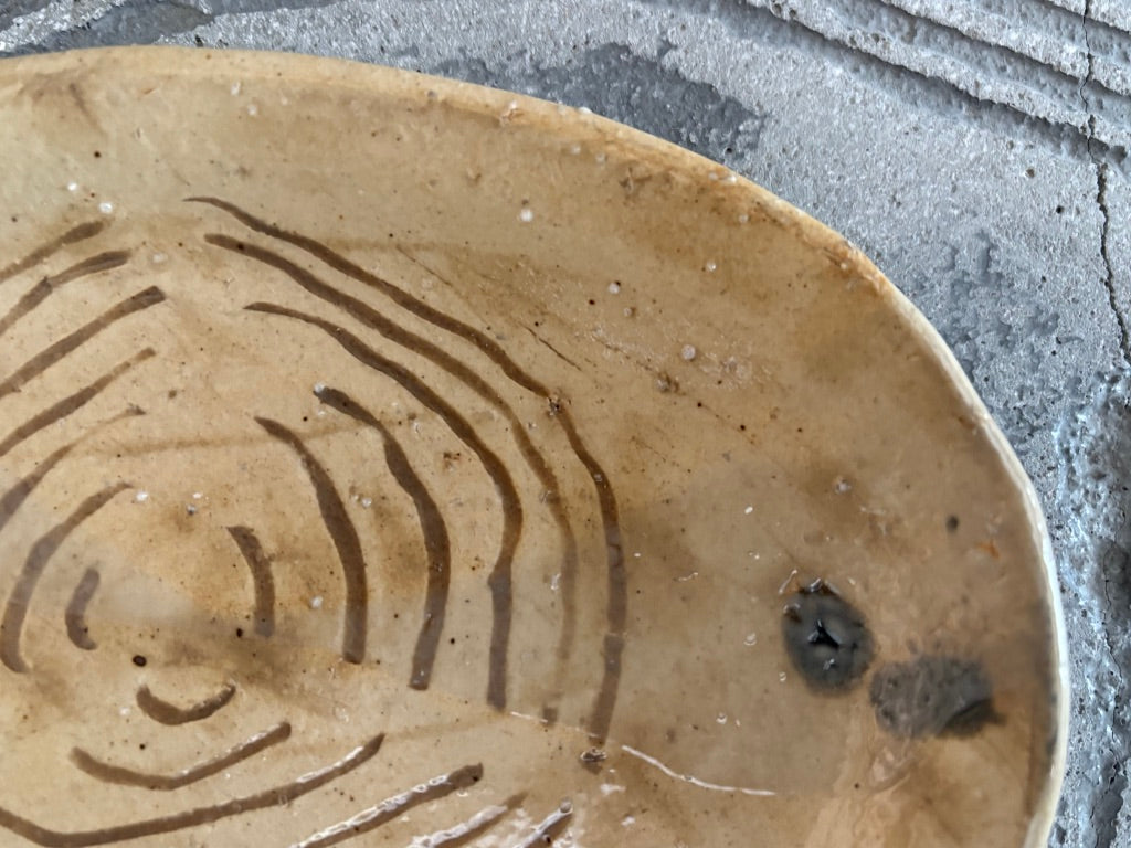 用窯【熊本】北川麦彦　オーバル皿中44