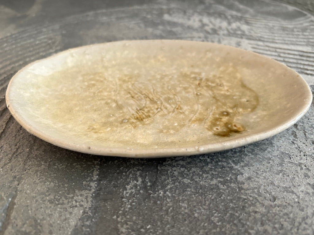 用窯【熊本】北川麦彦　オーバル皿中43