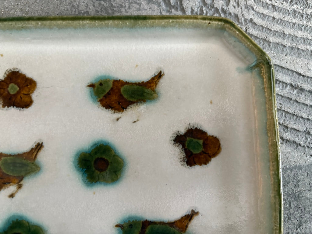 【栃木】岡本芳久　8角長方皿44