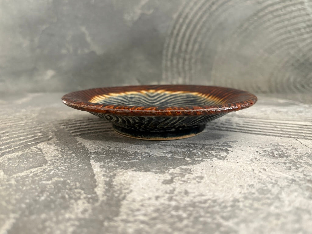 【栃木】岡本芳久　5寸皿8