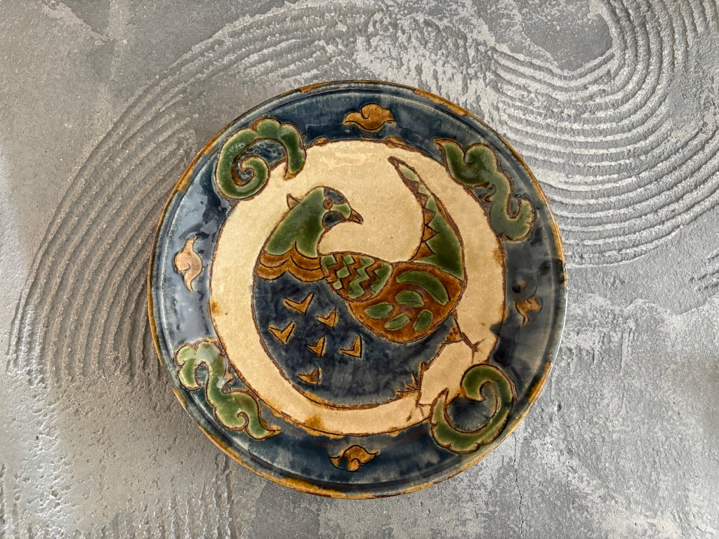 【栃木】岡本芳久　8寸皿4