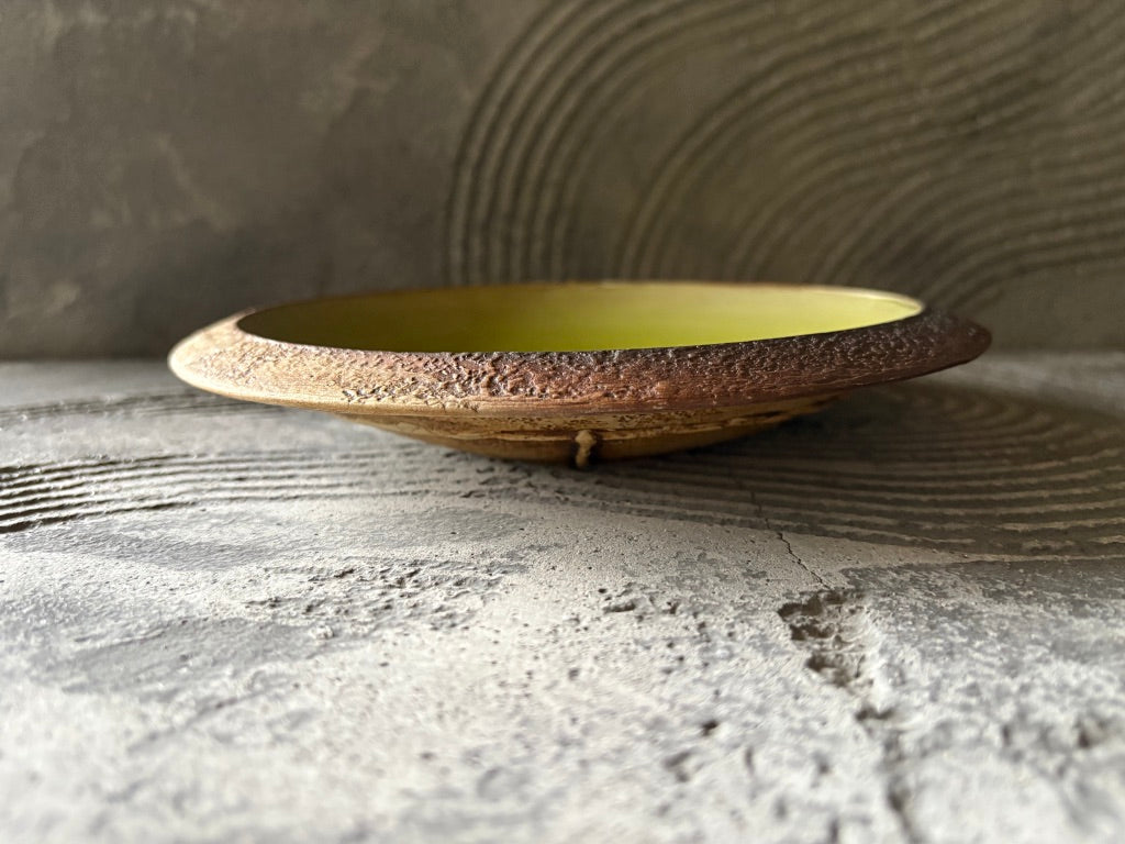 koo pottery【沖縄】仲田雅也　7寸皿14