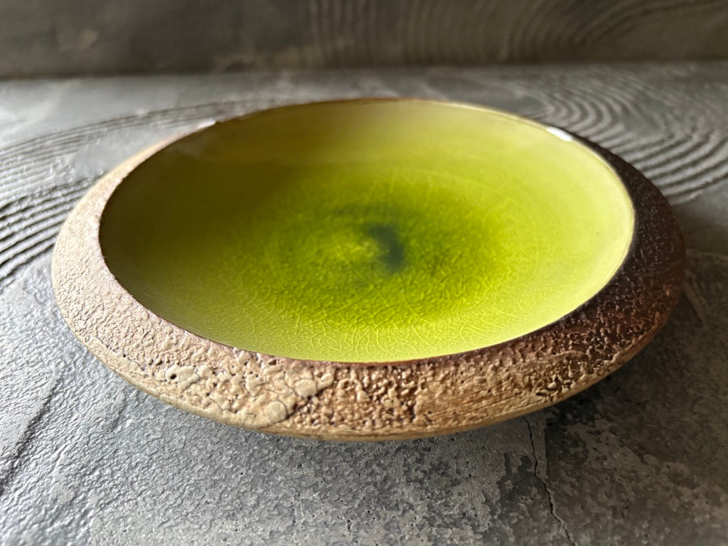 koo pottery【沖縄】仲田雅也　7寸皿14