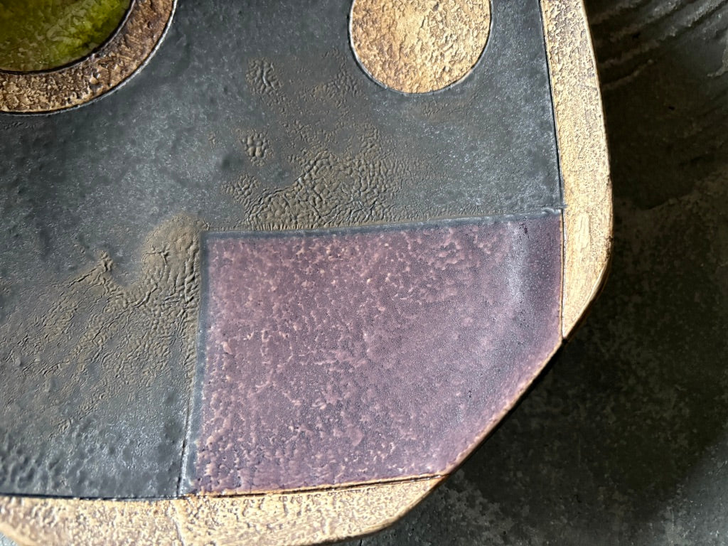 koo pottery【沖縄】仲田雅也　8角8寸皿8