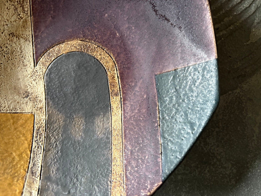 koo pottery【沖縄】仲田雅也　8角8寸皿9