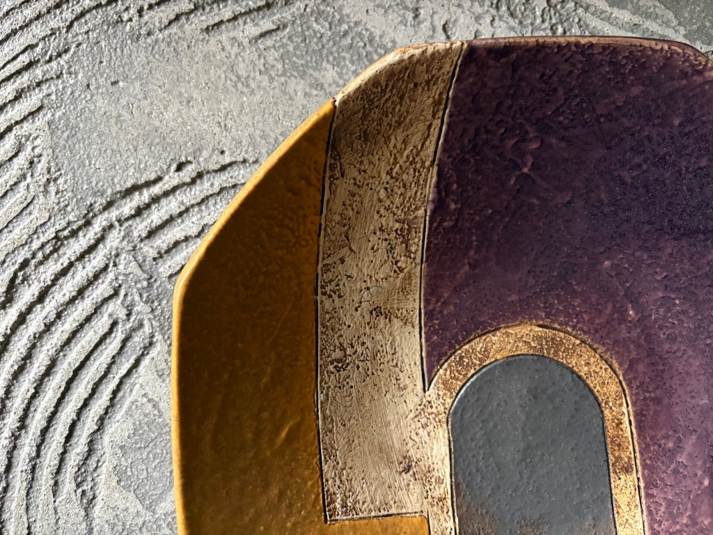 koo pottery【沖縄】仲田雅也　8角8寸皿9