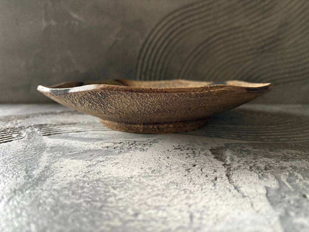 koo pottery【沖縄】仲田雅也　8角8寸皿8