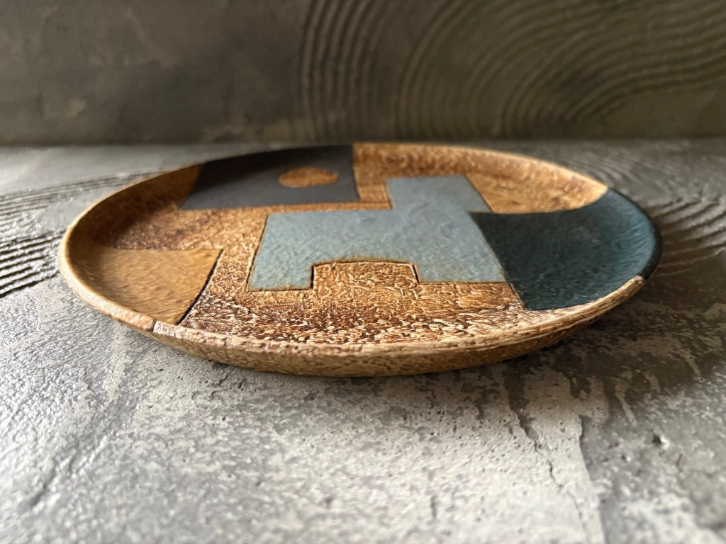 koo pottery【沖縄】仲田雅也　8寸プレート皿6