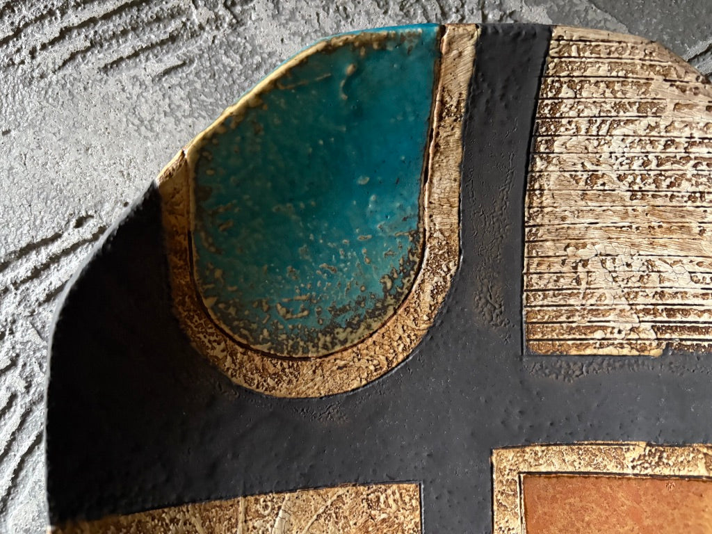 koo pottery【沖縄】仲田雅也　8角8寸皿7