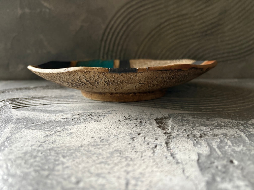 koo pottery【沖縄】仲田雅也　8角8寸皿7