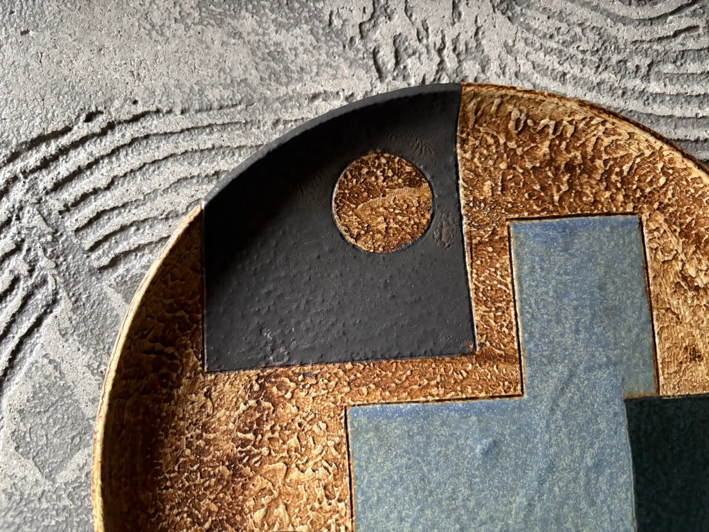 koo pottery【沖縄】仲田雅也　8寸プレート皿6