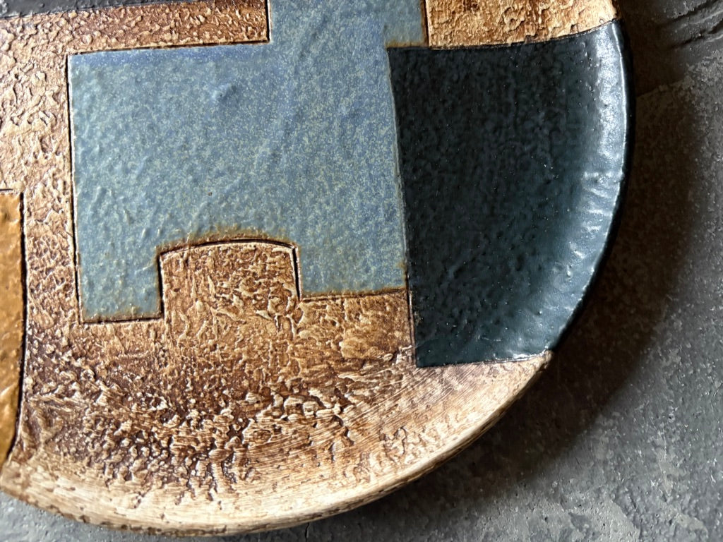 koo pottery【沖縄】仲田雅也　8寸プレート皿6