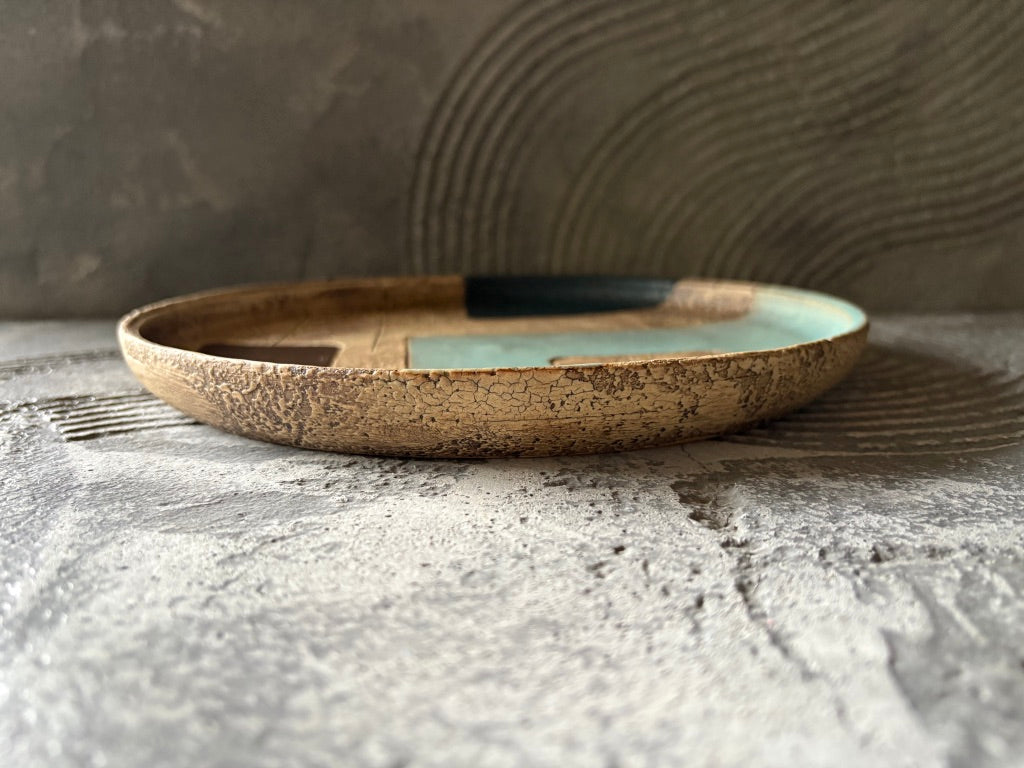 koo pottery【沖縄】仲田雅也　8寸プレート皿4