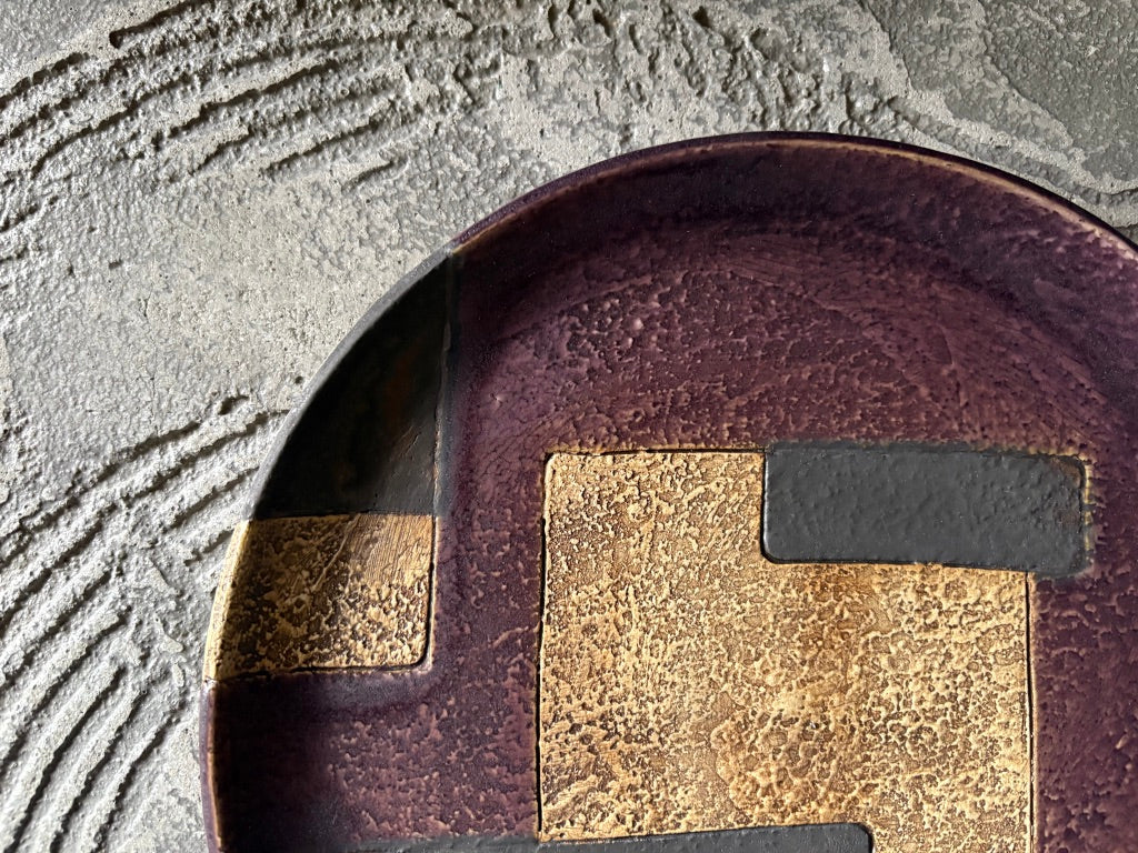 koo pottery【沖縄】仲田雅也　8寸プレート皿3