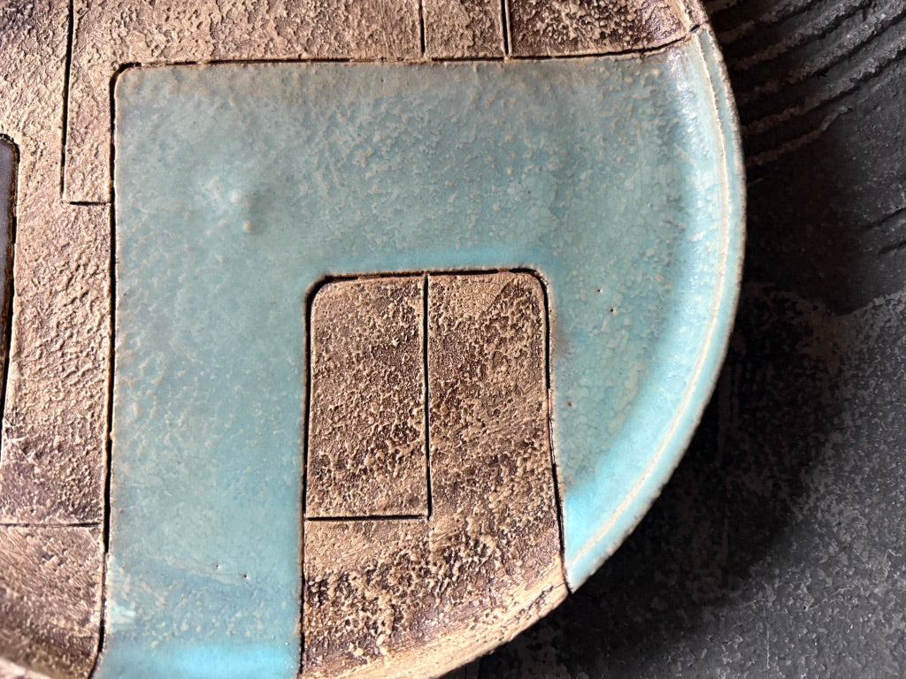 koo pottery【沖縄】仲田雅也　8寸プレート皿4