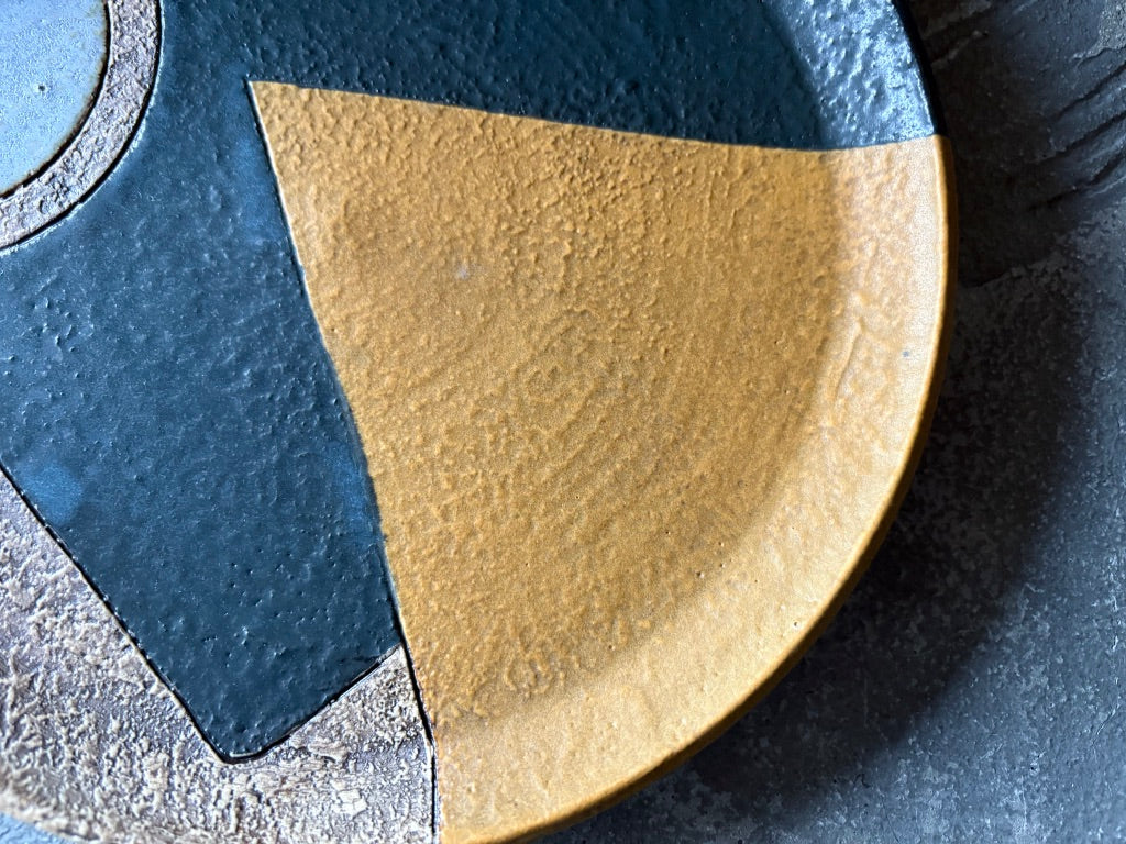 koo pottery【沖縄】仲田雅也　8寸プレート皿2