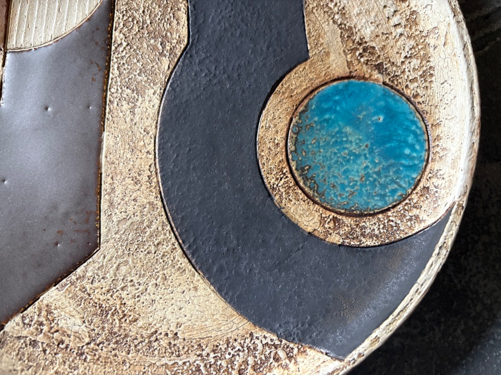 koo pottery【沖縄】仲田雅也　8寸プレート皿1