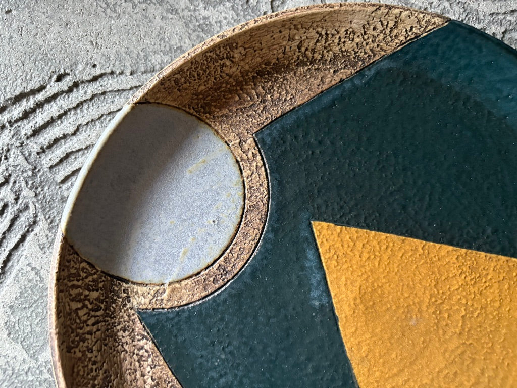 koo pottery【沖縄】仲田雅也　8寸プレート皿2