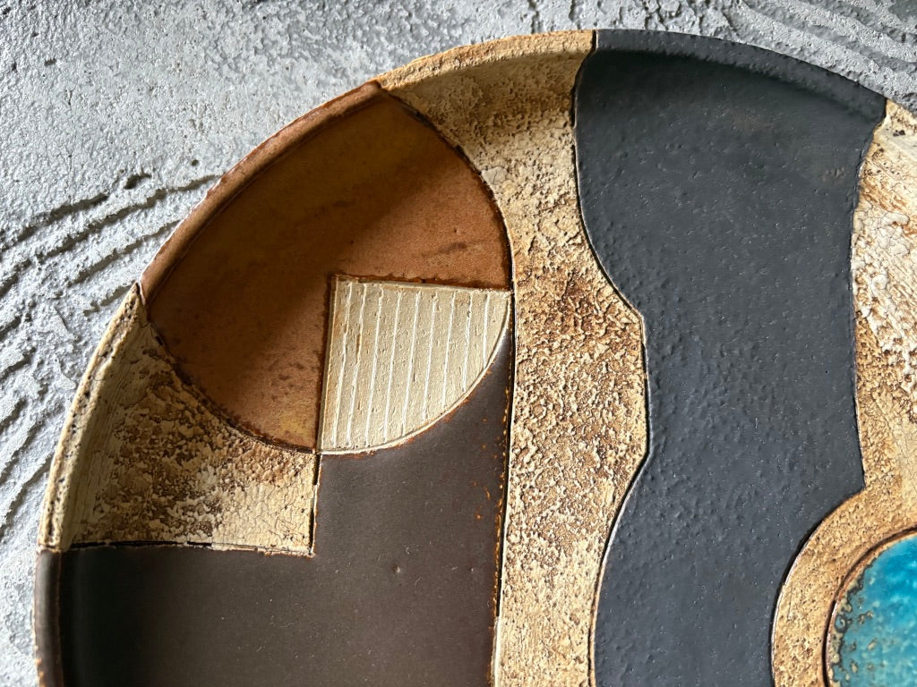 koo pottery【沖縄】仲田雅也　8寸プレート皿1