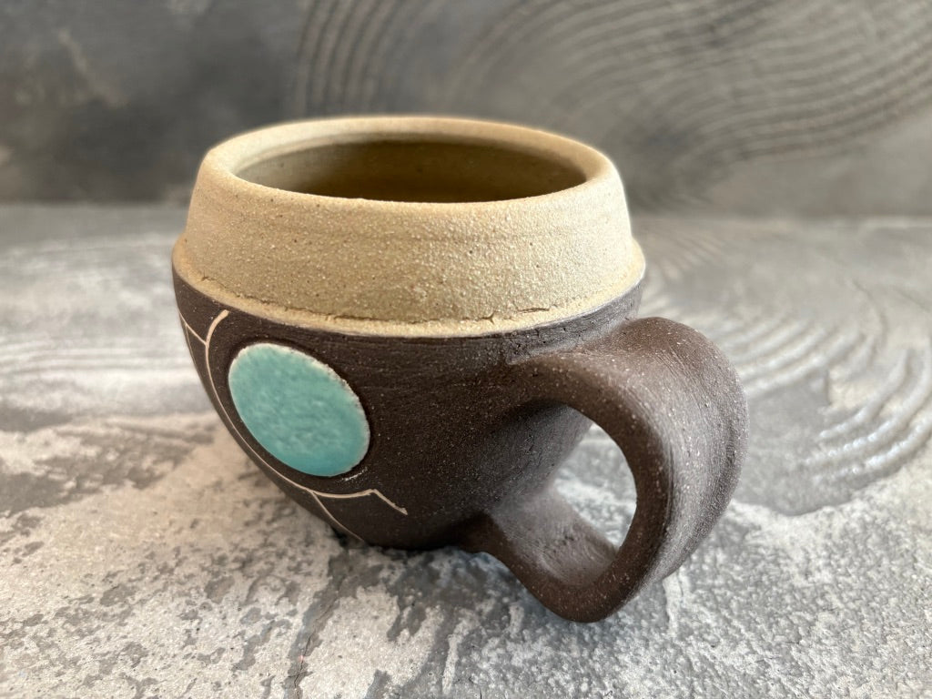 koo pottery【沖縄】仲田雅也　コロコロ　マグカップ71