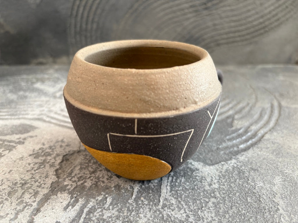 koo pottery【沖縄】仲田雅也　コロコロ　マグカップ74