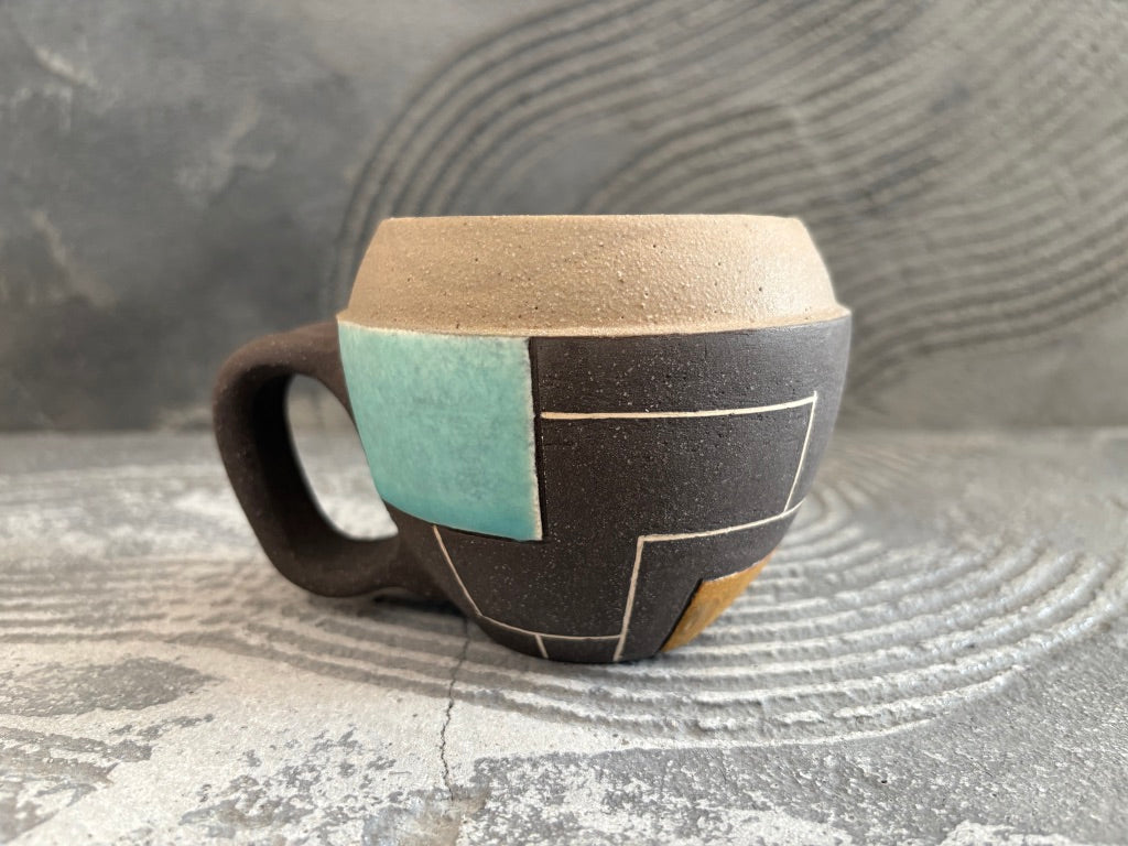 koo pottery【沖縄】仲田雅也　コロコロ　マグカップ72