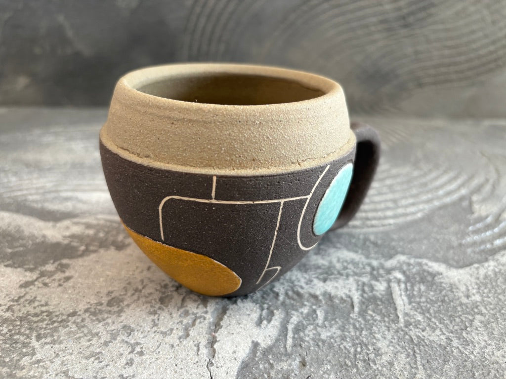 koo pottery【沖縄】仲田雅也　コロコロ　マグカップ71