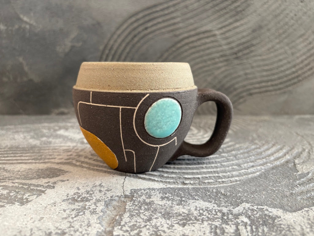 koo pottery【沖縄】仲田雅也　コロコロ　マグカップ71