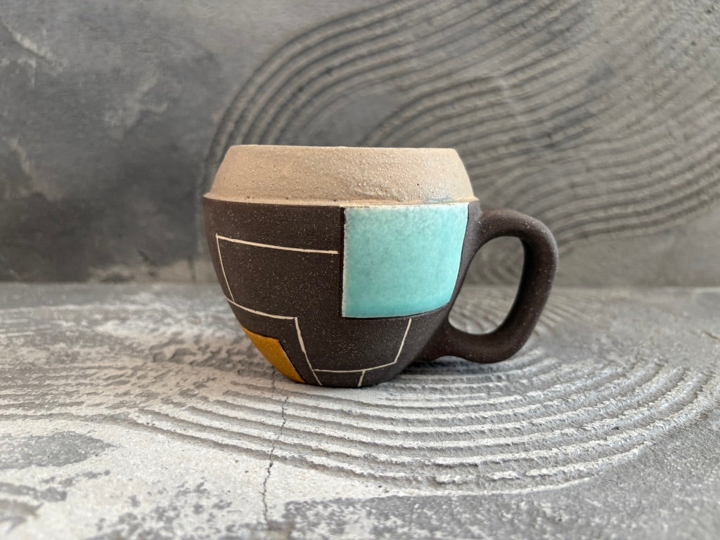 koo pottery【沖縄】仲田雅也　コロコロ　マグカップ72